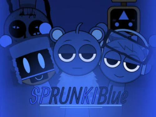 Žaidimas „Sprunki Blue Mod“ internete