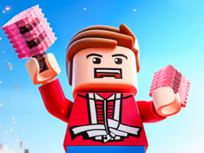 Žaidimas Dėlionė: „Roblox Hero Adventure“.  internete
