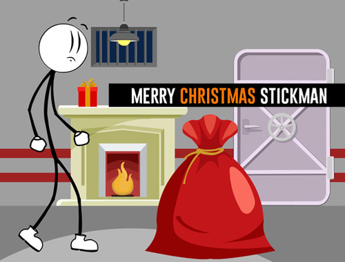 Žaidimas Linksmų Kalėdų Stickman  internete
