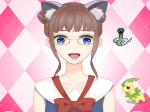 Žaidimas Mielas anime mergaičių suknelė  internete