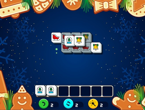 Žaidimas Kalėdinės dovanos Mahjong  internete
