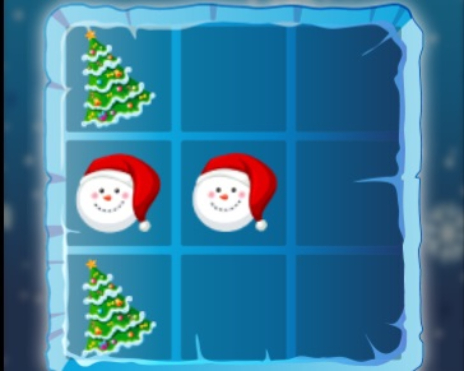 Žaidimas Kalėdų Tic Tac Toe  internete