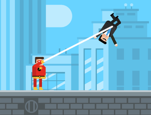 Žaidimas Superherojų lyga  internete