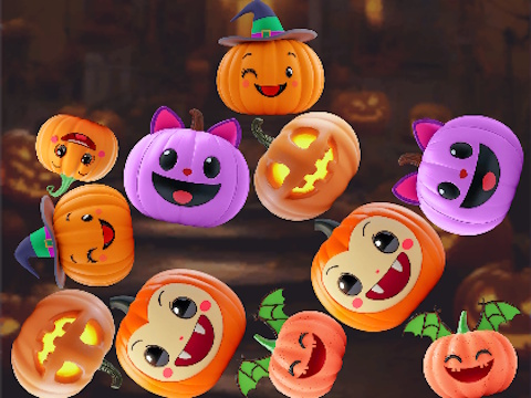 Žaidimas Merge Connect Pumpkins: Helovinas!  internete