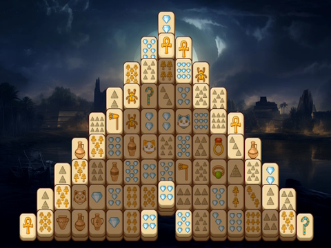 Žaidimas Mahjongg piramidės  internete