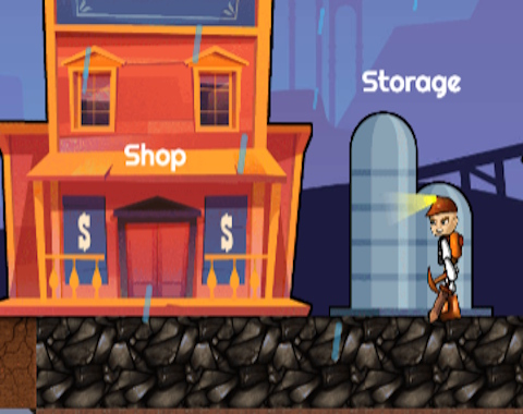 Žaidimas „Dungeon Miner“  internete