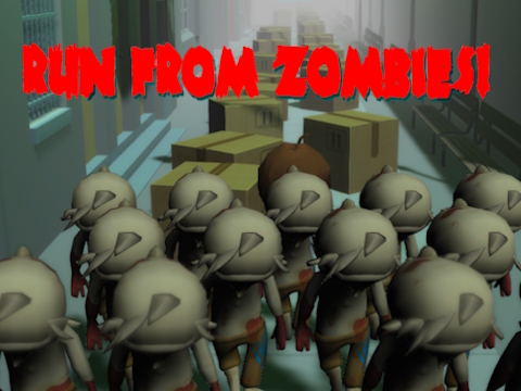 Žaidimas Bėk nuo zombių!  internete