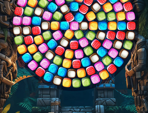 Žaidimas „Bubble Shooter“ saldainių ratų lygio pakuotė  internete