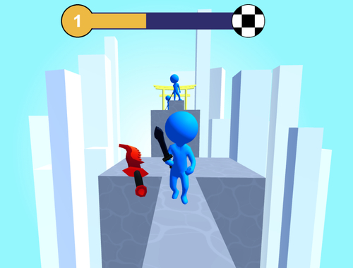 Žaidimas Kardų žaidimas! „Ninja Slice Runner“  internete