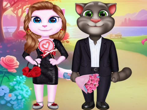 Žaidimas Kitty pora mielas Valentinas  internete