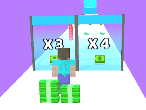 Žaidimas „Minecraft Money Stack“  internete