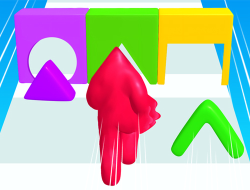 Žaidimas Forma transformuoti „Blob Racing“  internete