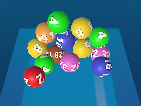Žaidimas Sujunkite „Balls 2048“: Billiardai!  internete