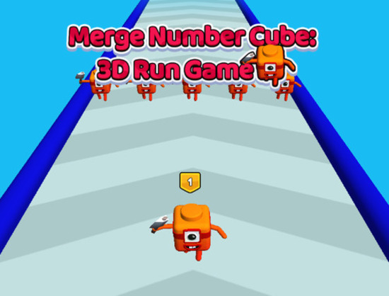 Žaidimas Sujungti numerį „Cube 3D Run“ žaidimas  internete