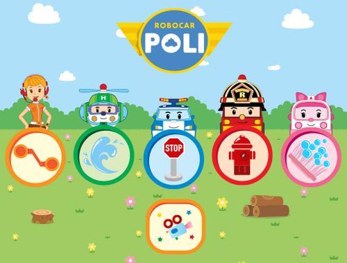 Žaidimas „Robocar Poli“  internete