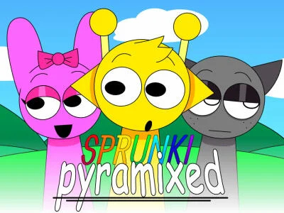 Žaidimas „Sprunki Pyramixed“  internete