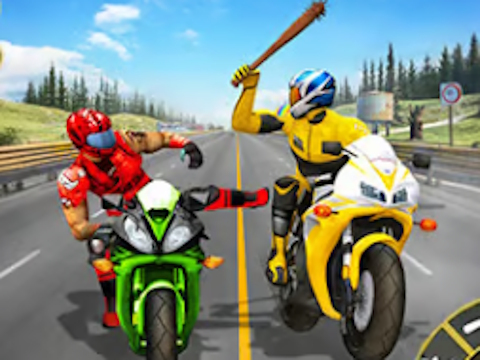 Žaidimas „Moto Attack“ - dviračių lenktynės  internete