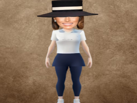 Žaidimas „Melania Hat“ antistreso žaidimas  internete