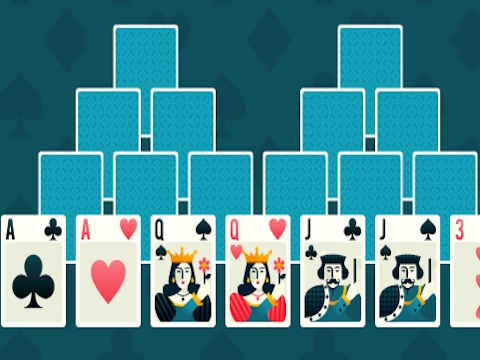 Žaidimas „Tripeaks Solitaire“  internete