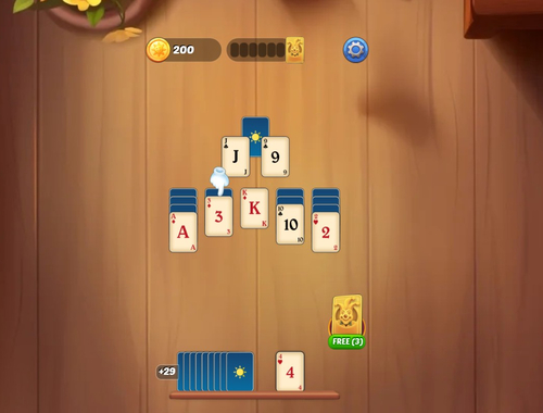 Žaidimas „Solitaire“ atostogos  internete