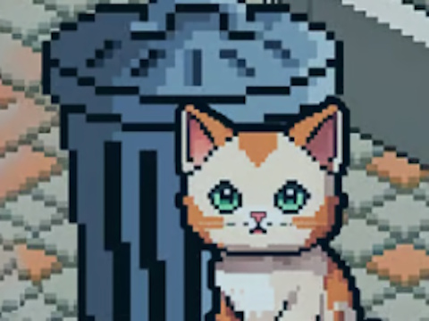 Žaidimas „Pixel Cat Simulator“: mano augintiniai  internete