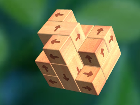 Žaidimas Bakstelėkite 3D medienos bloką  internete