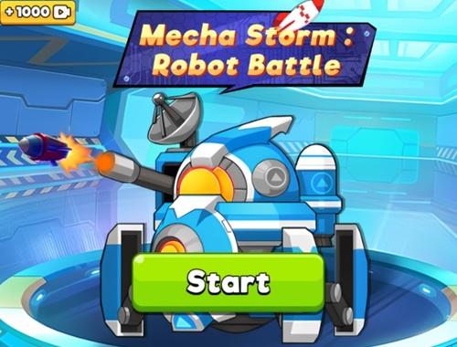 Žaidimas Mecha audros robotų mūšis  internete