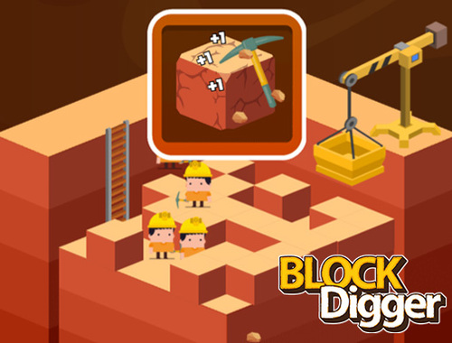 Žaidimas „Block Digger“  internete