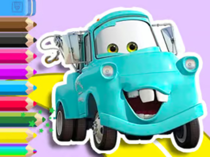 Žaidimas Spalvinimo knyga: „Mater Cars“  internete