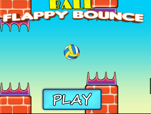 Žaidimas Ball Flappy atšokimas  internete