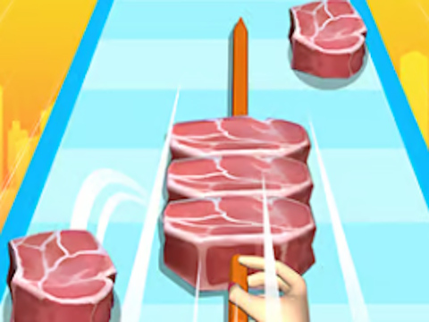 Žaidimas „BBQ Stack Run“  internete