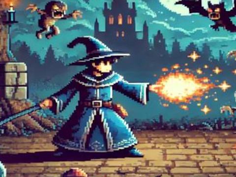 Žaidimas „Pixel Wizard“  internete