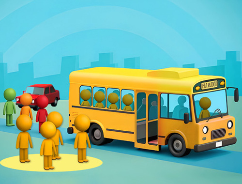 Žaidimas Pašėlusi autobusų stotis  internete