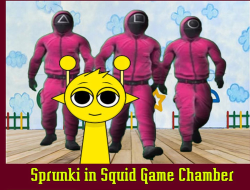 Žaidimas „Spunki“ kalmarų žaidimų kameroje  internete
