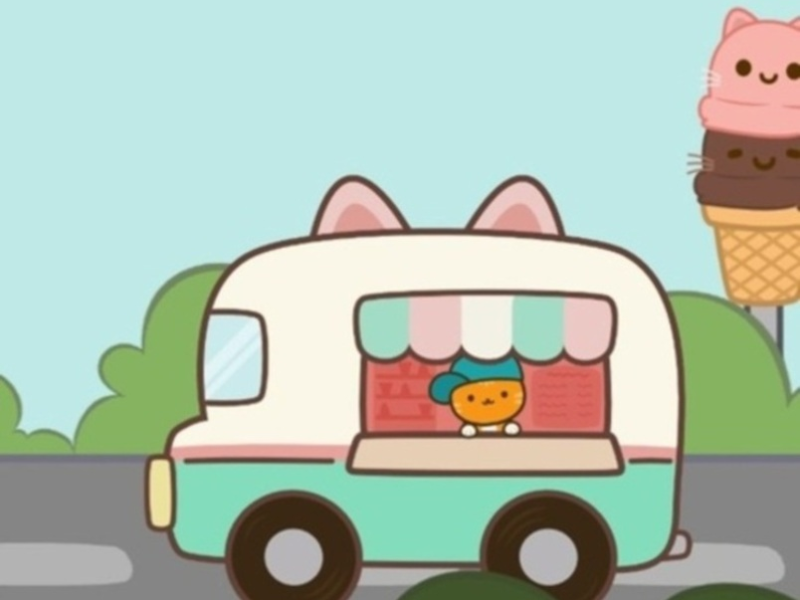 Žaidimas „Purrfect Scoops“  internete