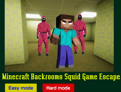 Žaidimas „Minecraft“ užpakalinių kambarių kalmarų žaidimų pabėgimas  internete