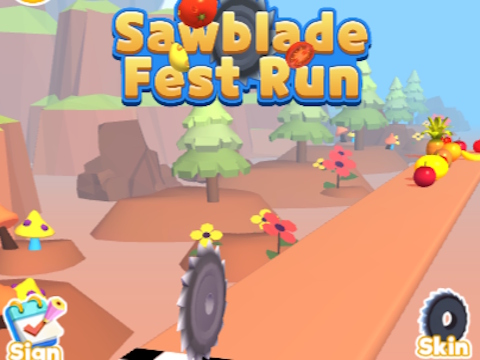 Žaidimas „Sawblade Fest“ bėgimas  internete