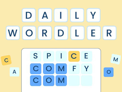 Žaidimas Kasdien Wordleris  internete