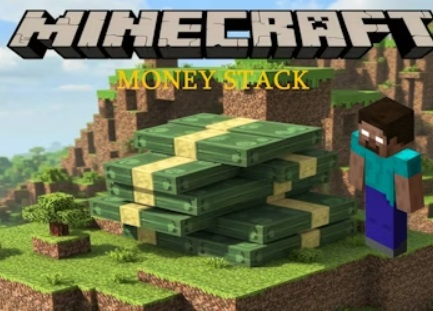 Žaidimas „Minecraft Money Stack“  internete