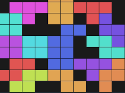 Žaidimas „Tetris Lite“  internete