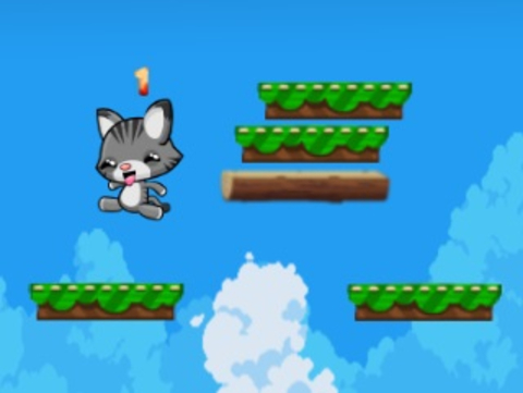 Žaidimas „Kitty Jumper“ nuotykiai  internete