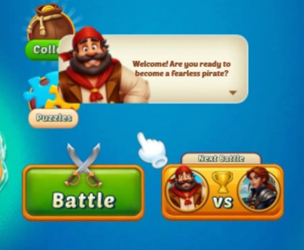Žaidimas Piratas 21  internete