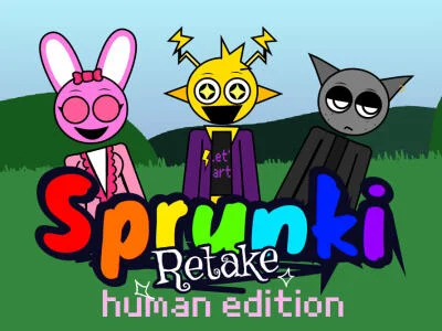 Žaidimas „Sprunki Retrake“: Žmogaus leidimas  internete