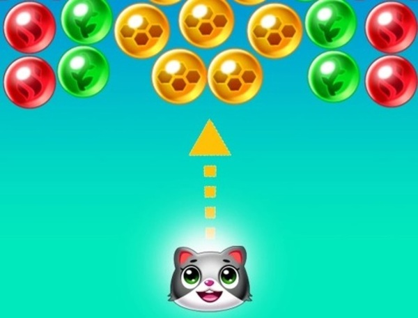 Žaidimas Išsaugokite „Cats Bubble Shooter“  internete