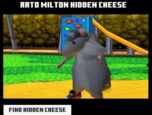 Žaidimas Rato Miltono paslėptas sūris  internete