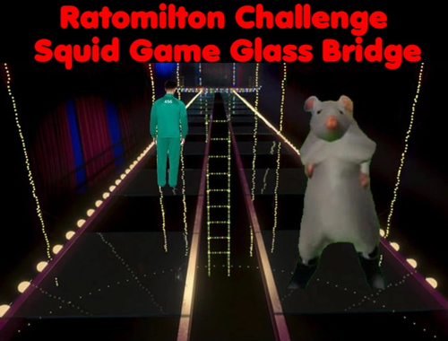 Žaidimas „Rato Milton Challenge“ kalmarų žaidimų stiklo tiltas  internete