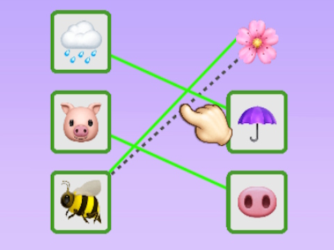 Žaidimas Jaustukų dėlionės jungtis  internete