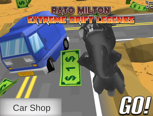 Žaidimas „Rato Milton Extreme Drift“ legendos  internete