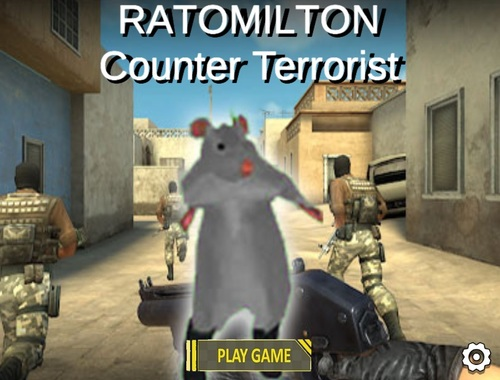 Žaidimas „Ratomilton“ kovoja su teroristu  internete