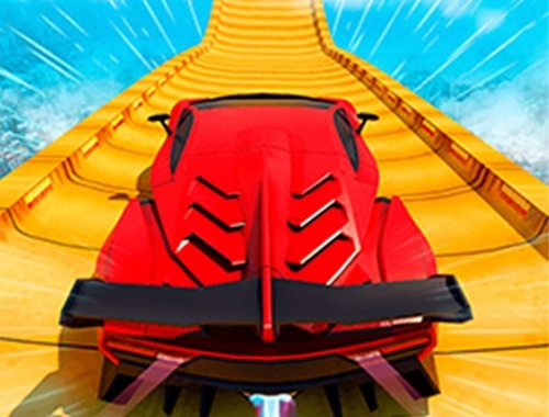 Žaidimas „Mega Ramp“ automobilis  internete